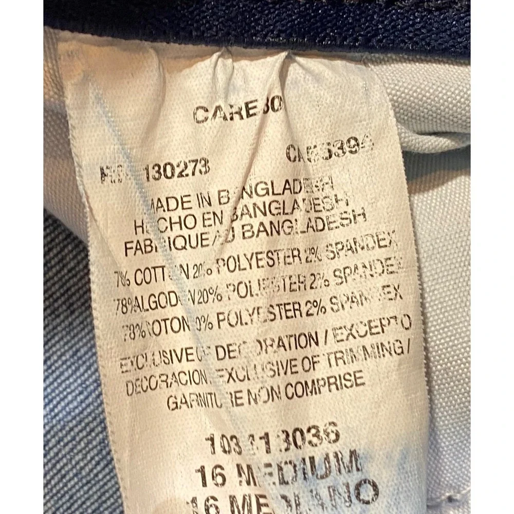 Lee Womens Flex Motion Regular‎ Fit Straight Leg Mid Rise Jeans Medium Wash 16M
